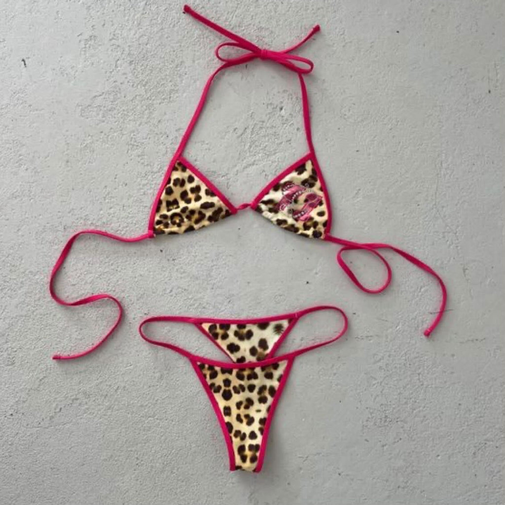 Leopard Lace Lingerie Set