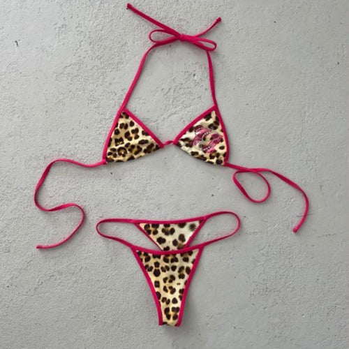 Leopard Lace Lingerie Set