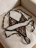 Leopard Lace Lingerie Set